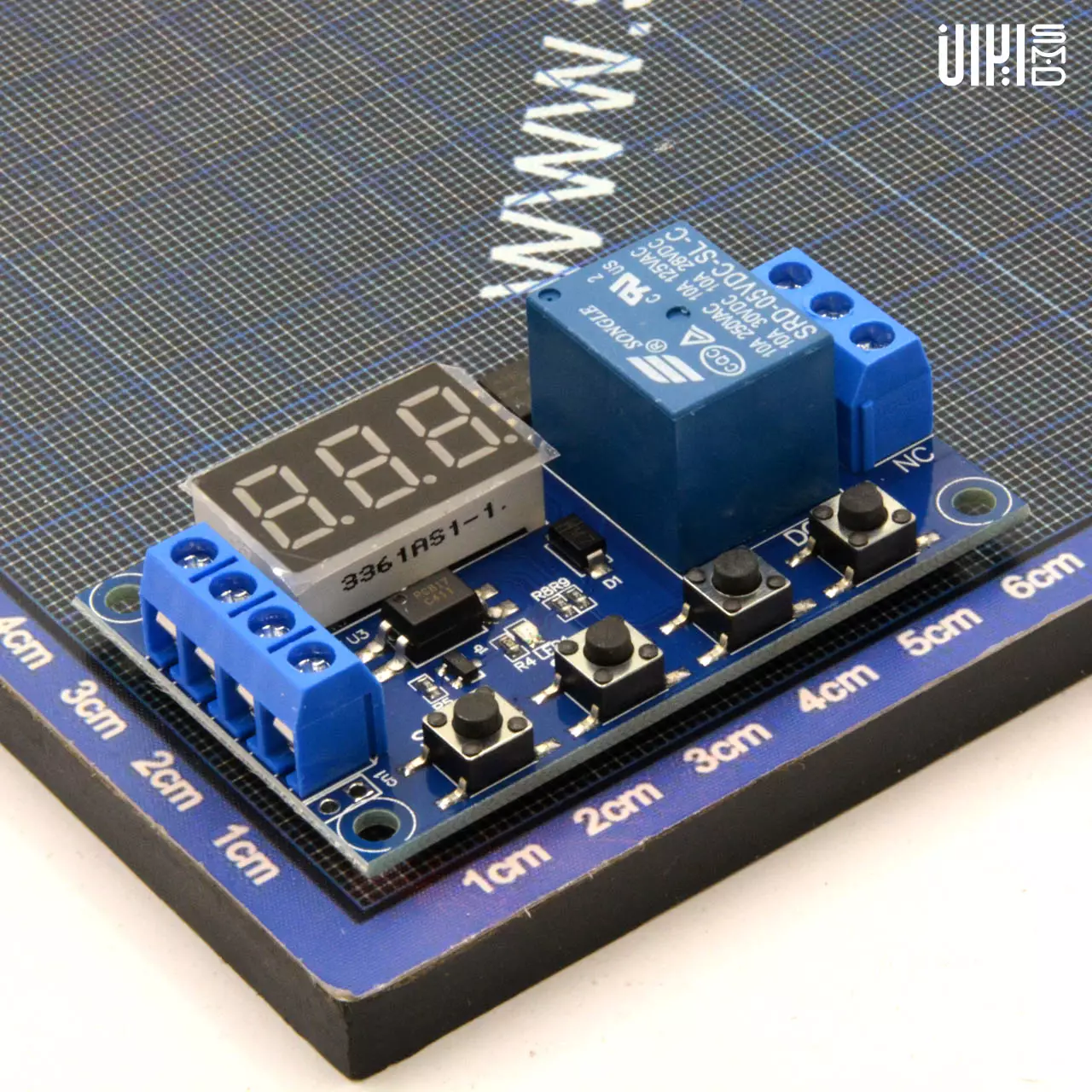 ماژول تایمر 30-6 ولت قابل تنظیم همراه با رله و نمایشگر مدل JZ-801