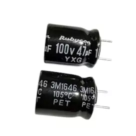 خازن الکترولیت 100V